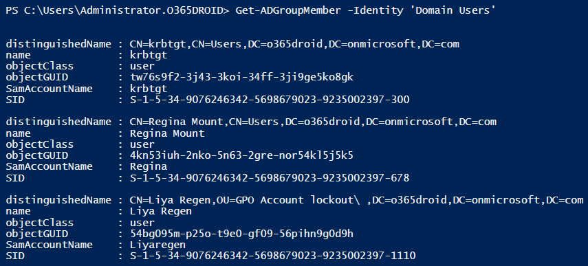 Powershell Get Members Find Group Membership in Active Directory