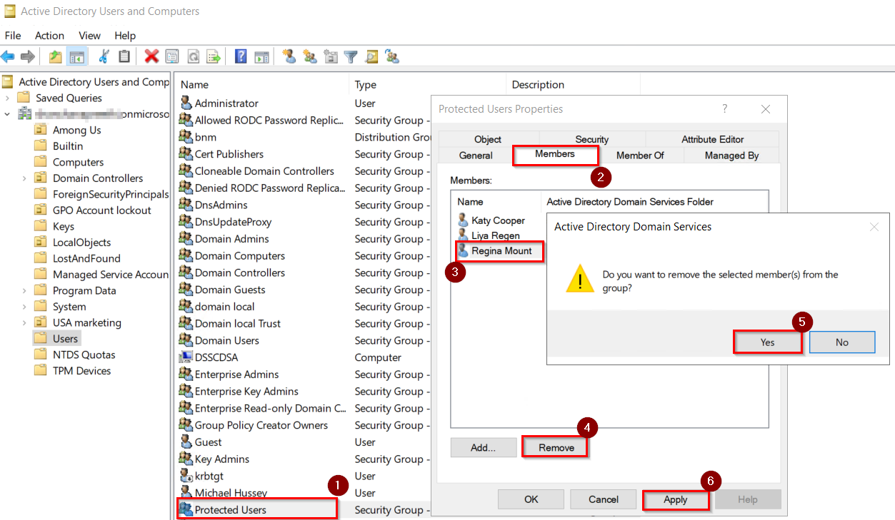 to-remove-members-from-ad-group