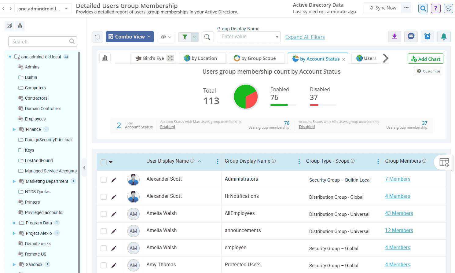 Group Membership Component Find Group Membership in Active Directory