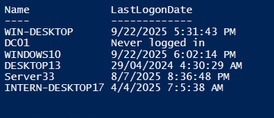get-computers-last-logon-in-specific-ou
