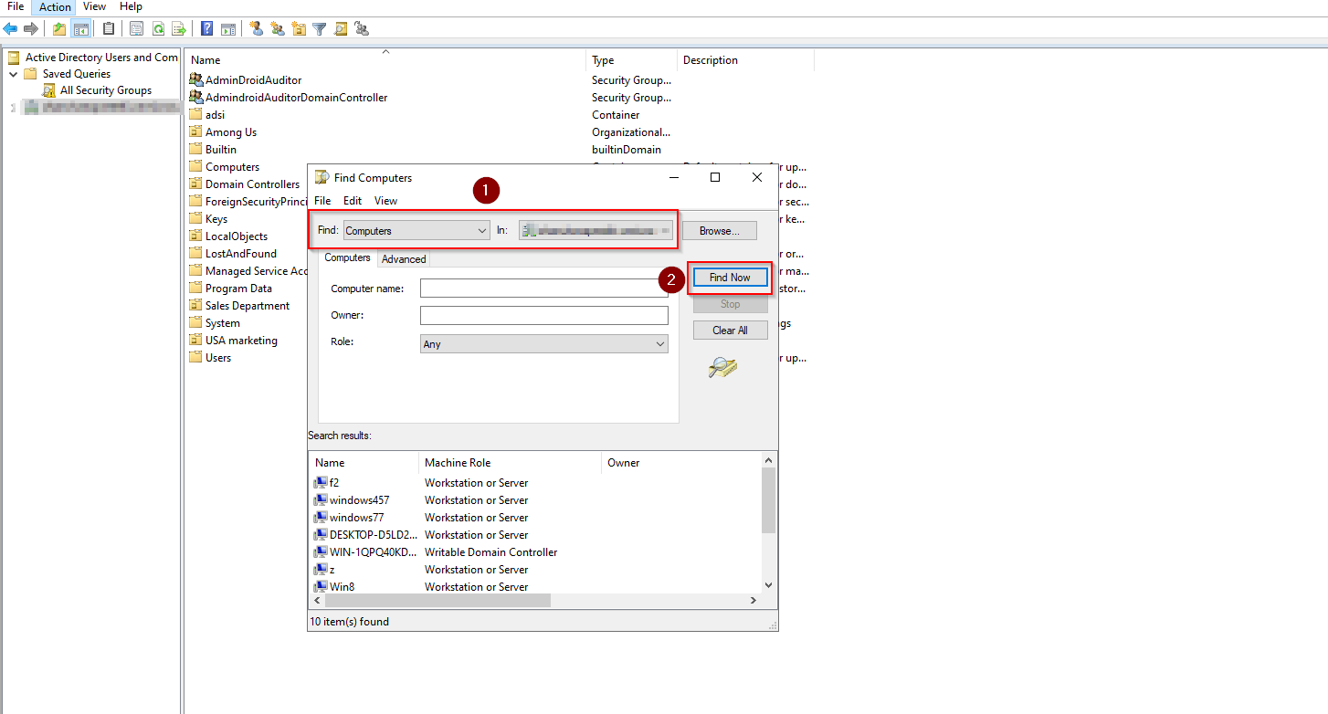 Active Computer Use Get a List of All Computers in Active Directory