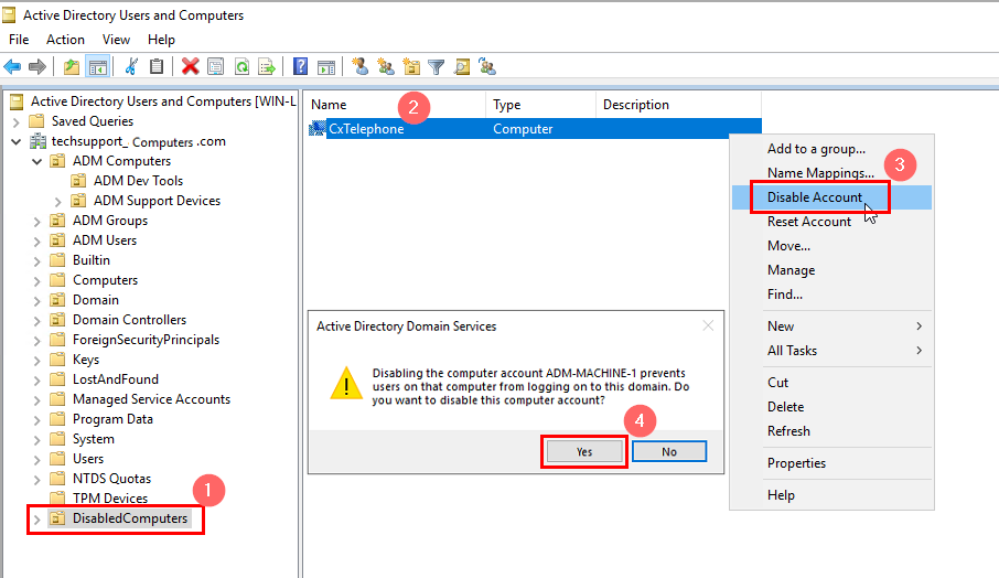 Ad Computer Object Disable Track Inactive Computers in Active Directory