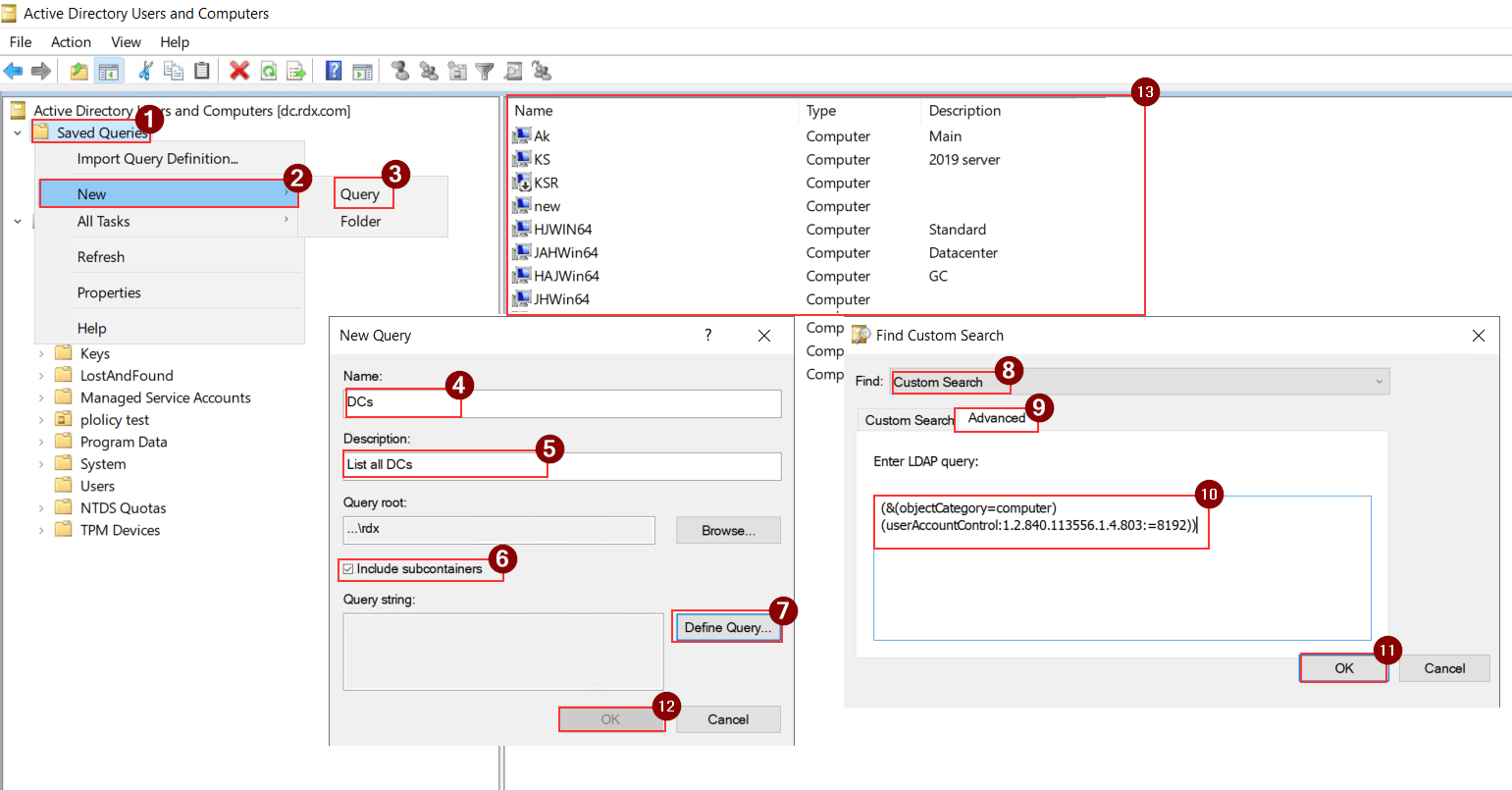 Find All Domain Controllers in Active Directory