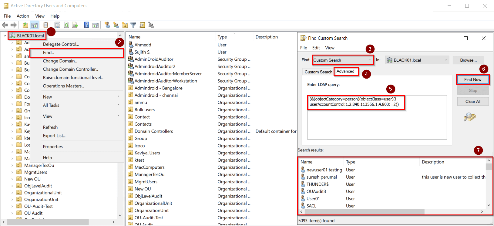 Find Enabled Users in Active Directory