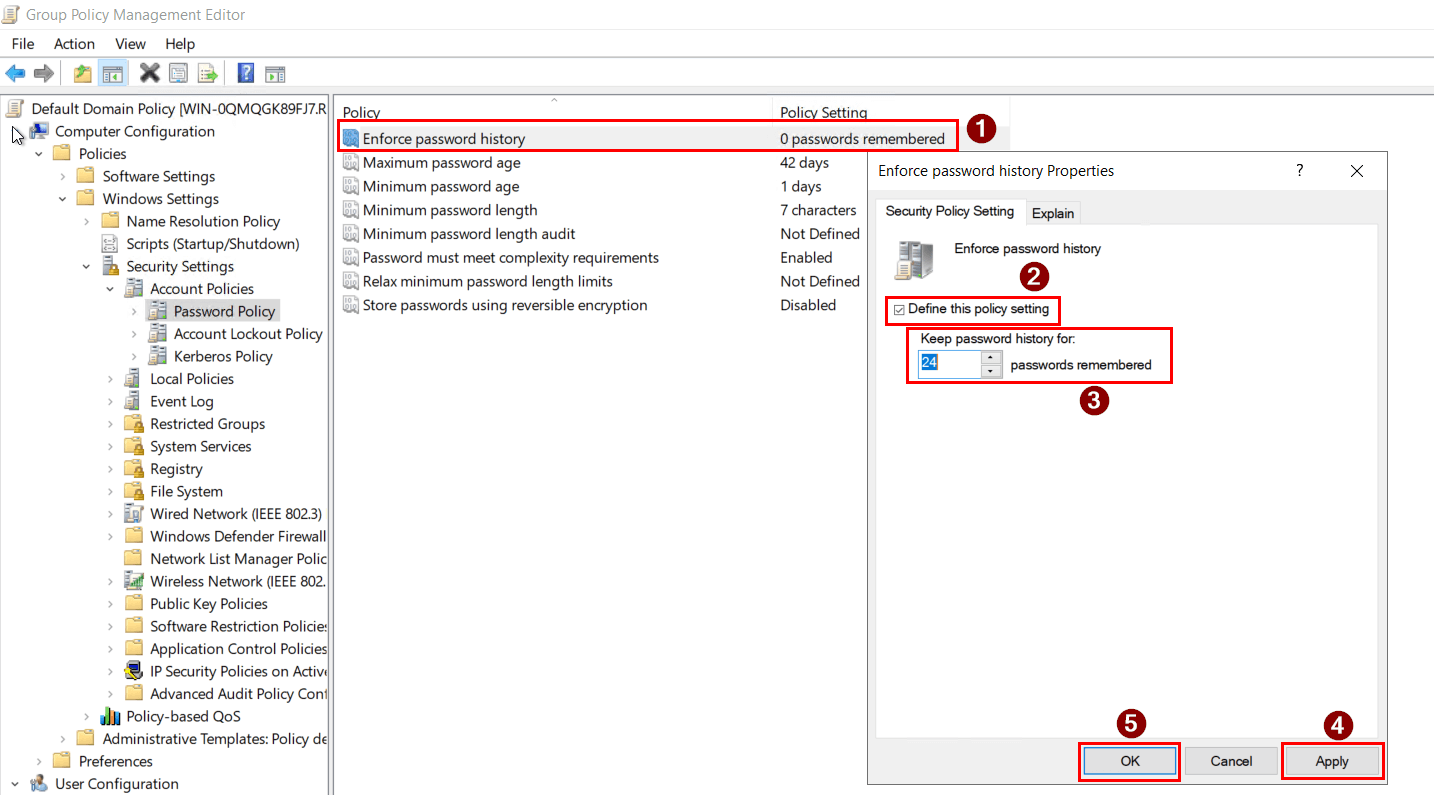 enforce-password-history-in-gpo