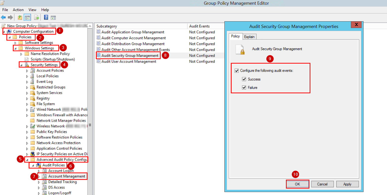 Management Group Get Security Group Members List in Active Directory