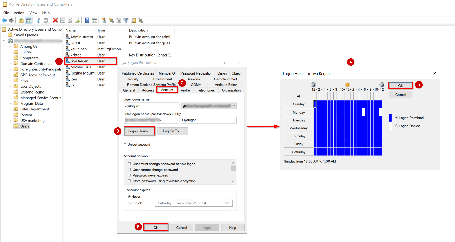 set-logon-hours-in-ad