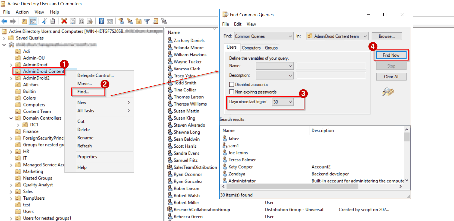 identify-inactive-user-specific-ou
