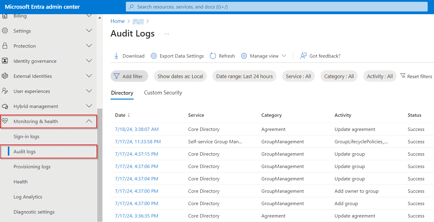 Audit Admin Activity in Microsoft 365