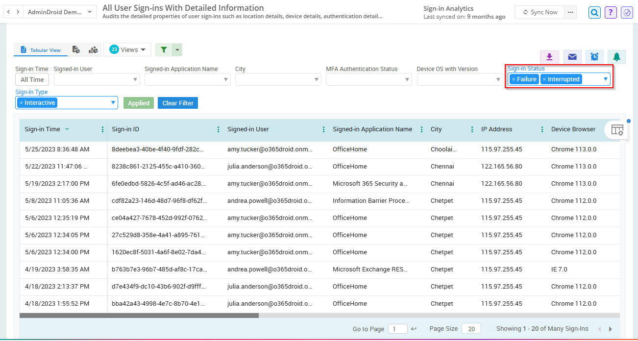 Audit Failed Sign-in Attempts in M365