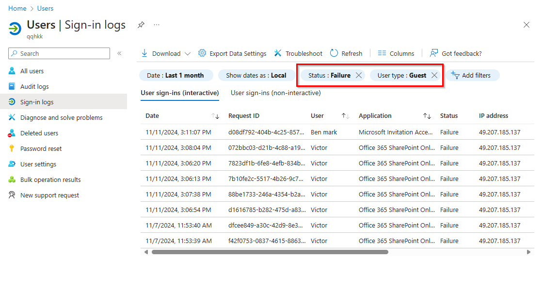 Monitor Guest User Sign-ins in Microsoft 365