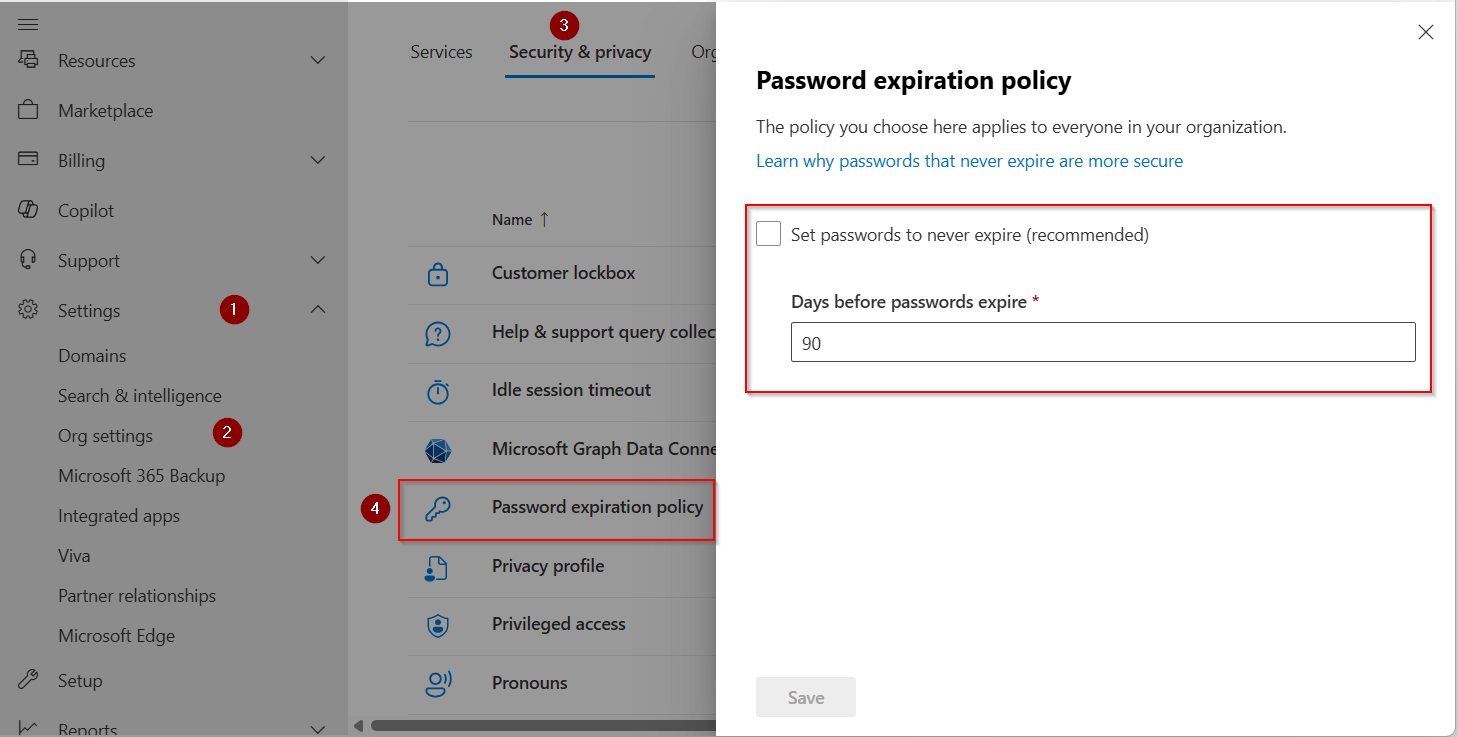 Check Password Change History in M365