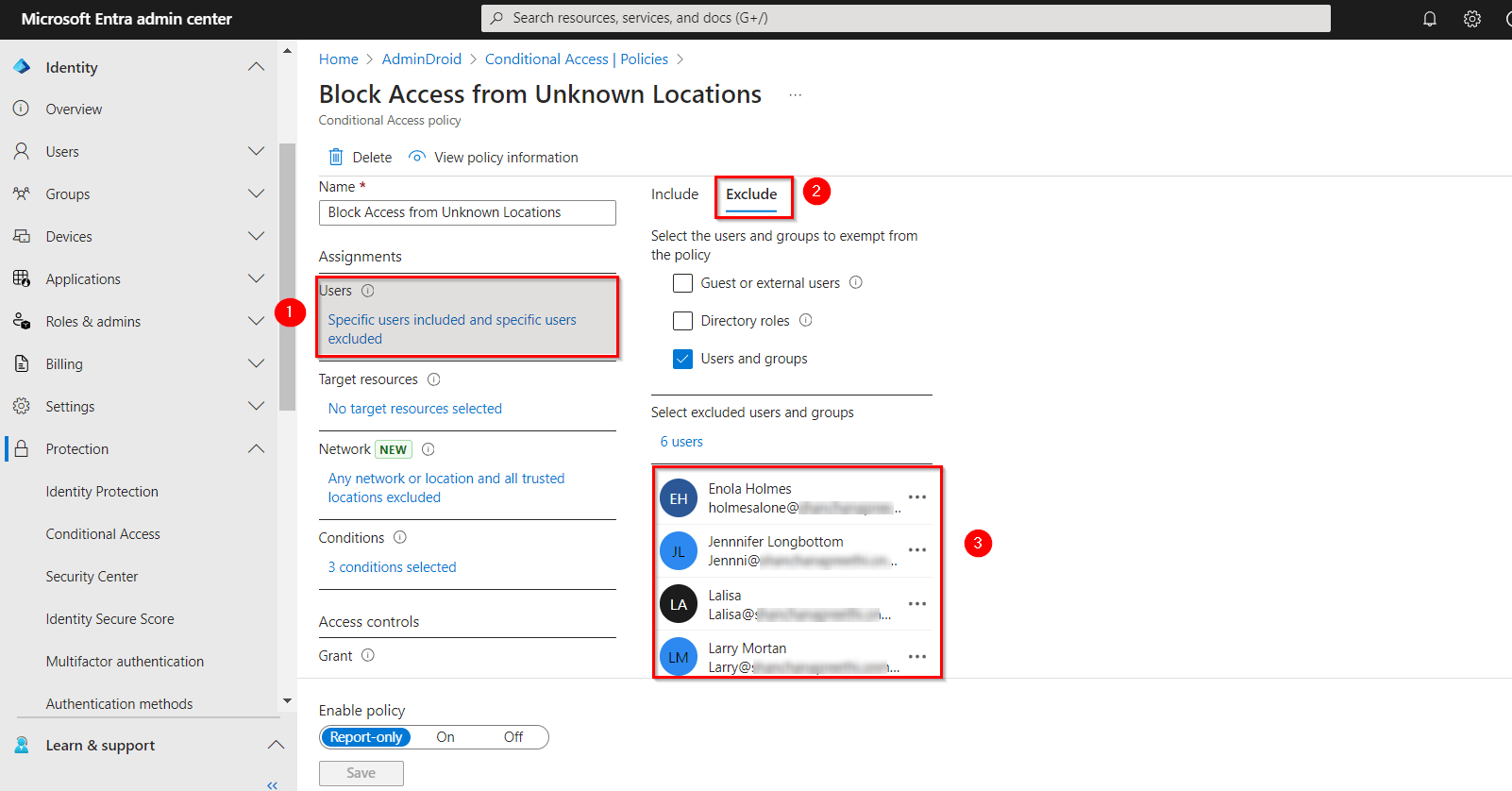 Export Conditional Access Policies Report