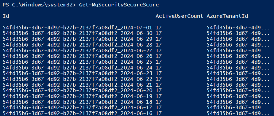 Check Pc Score Powershell Track Your Microsoft 365 Secure Score