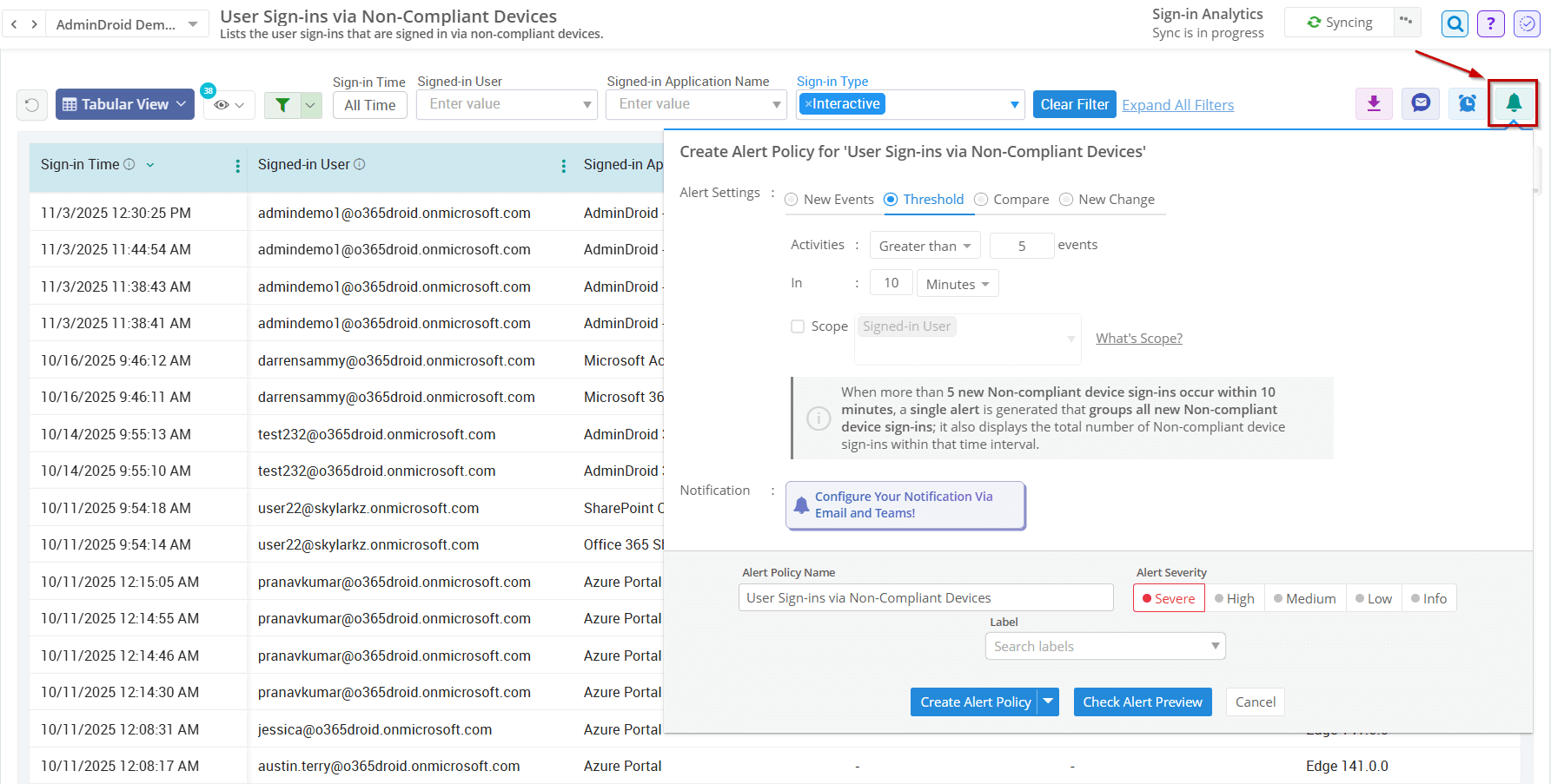 admindroid-alert-for-non-compliant-device-login