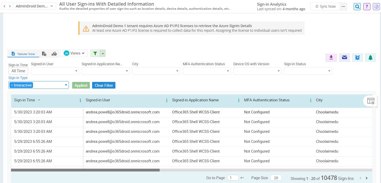 Using Sign In Statistics Get Last Logon Time of Users in Microsoft 365