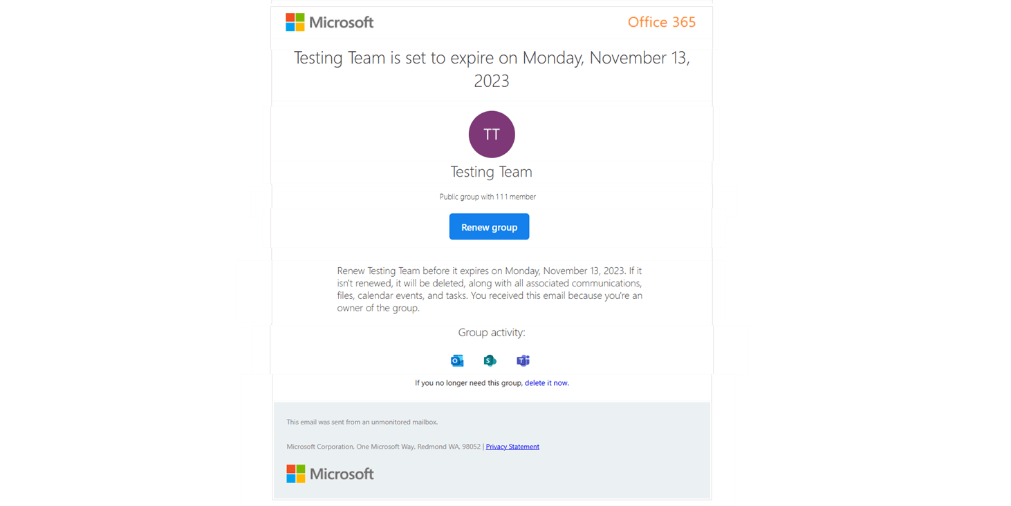 Find Microsoft 365 Groups with Expiration Policies