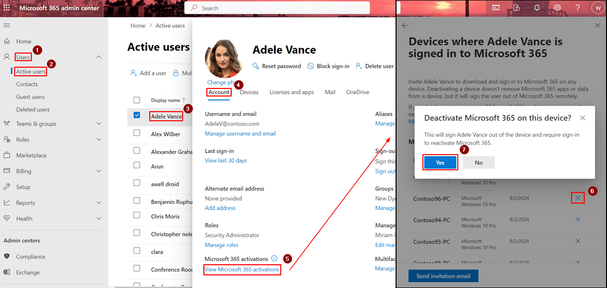 Get MS Office Activations Report