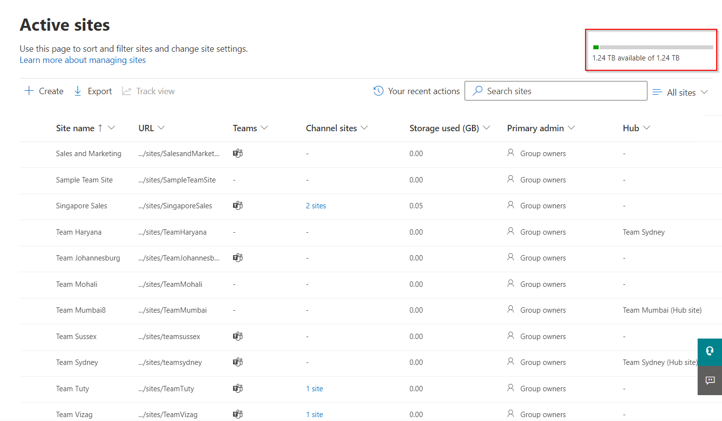 Get the Storage used by Microsoft 365 Groups