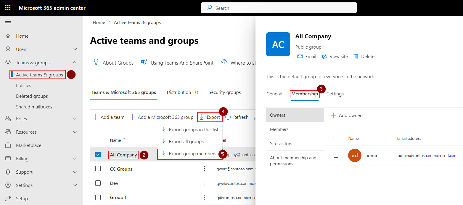 Admins List List All the Group Owners in Microsoft 365