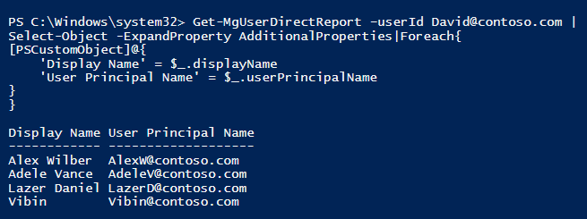 get-direct-reports-powershell