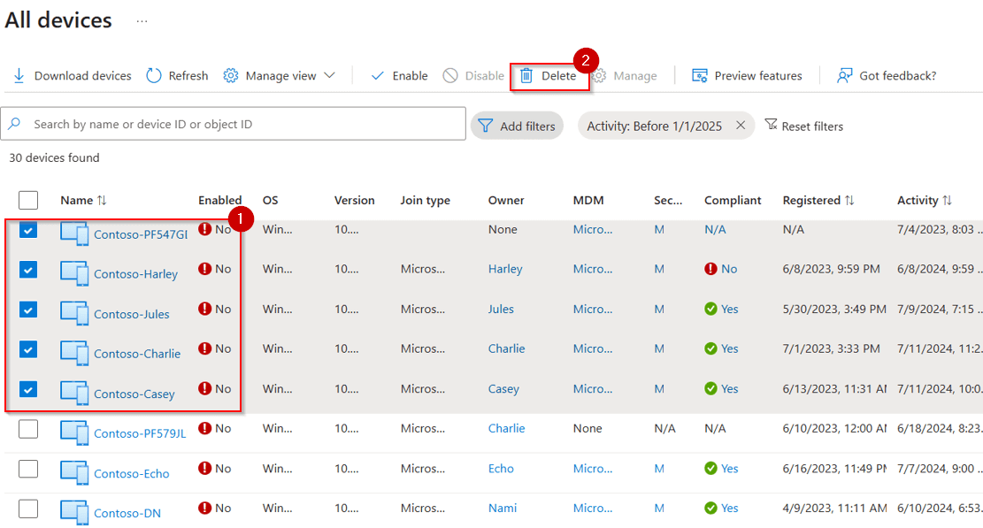 delete-stale-devices-entra-admin-center