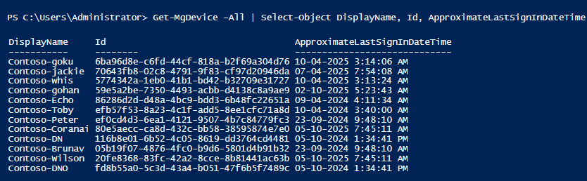 Get Entra ID Stale Devices Lists Using Microsoft Graph PowerShell