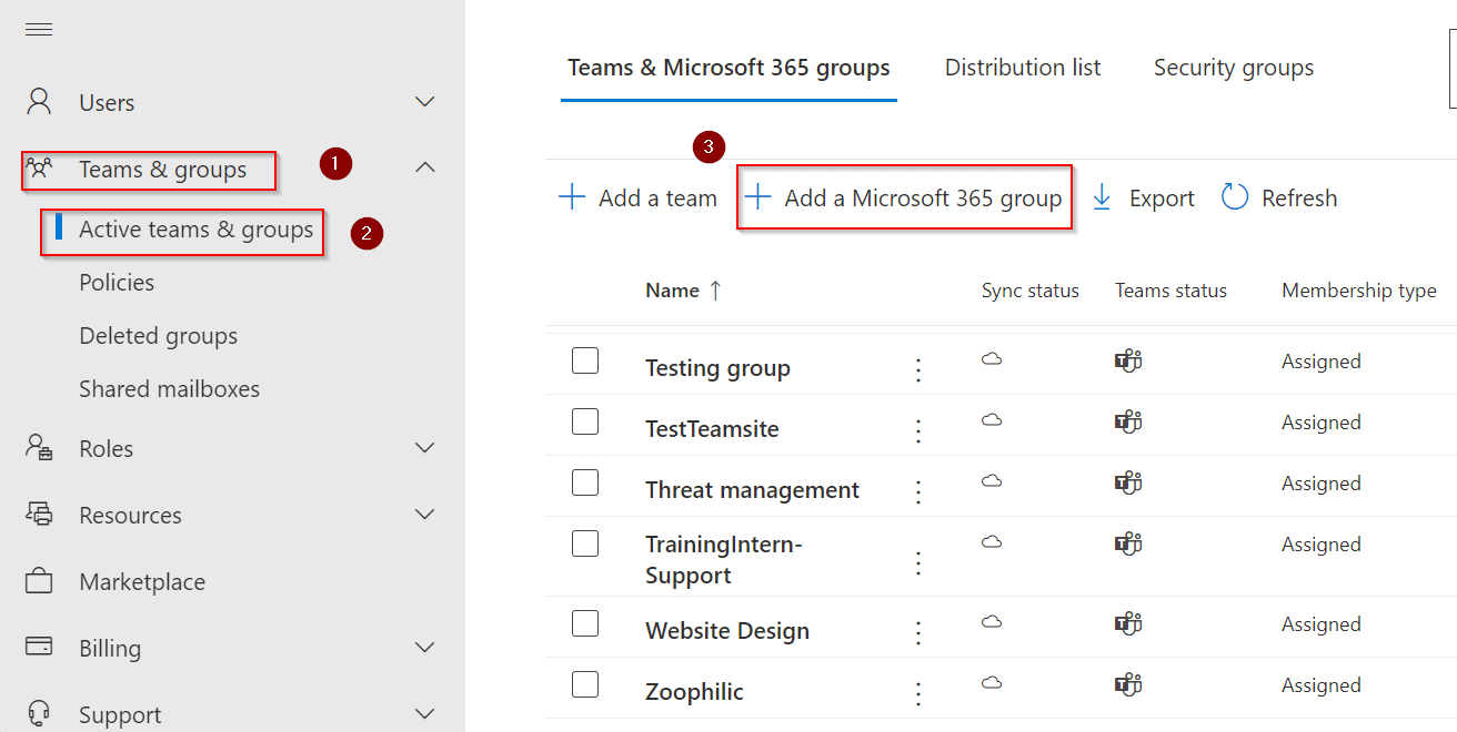 List of All Teamsenabled Microsoft 365 Groups