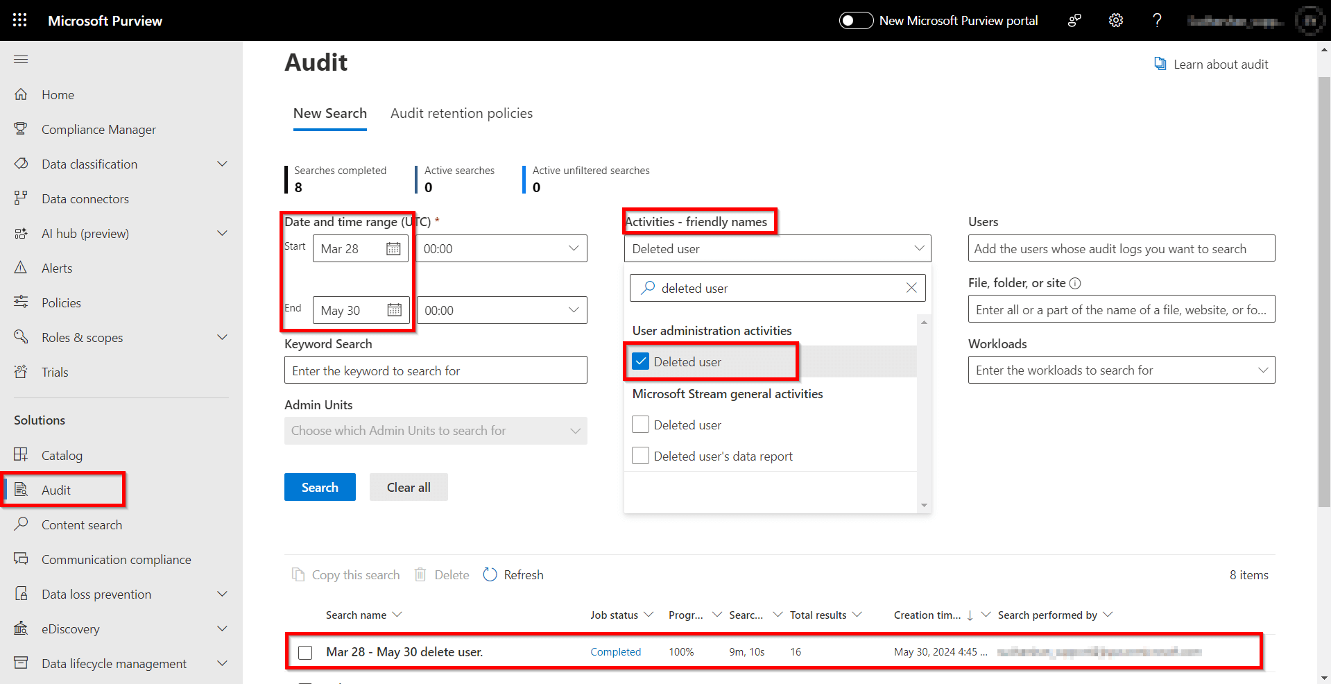 Audit Deleted Users in Microsoft Entra ID