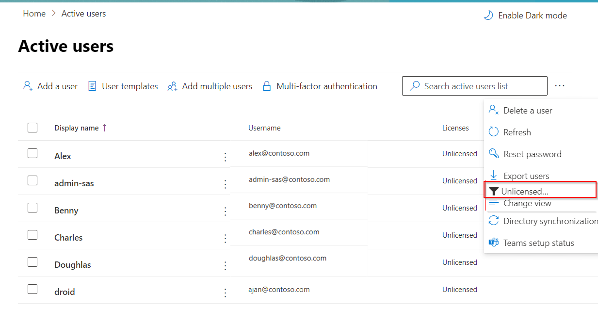 Using Microsoft 365 Admin Center