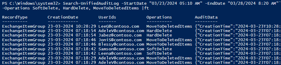 Check Who Deleted an Email in Microsoft 365
