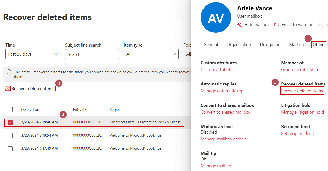 Check Who Deleted an Email in Microsoft 365