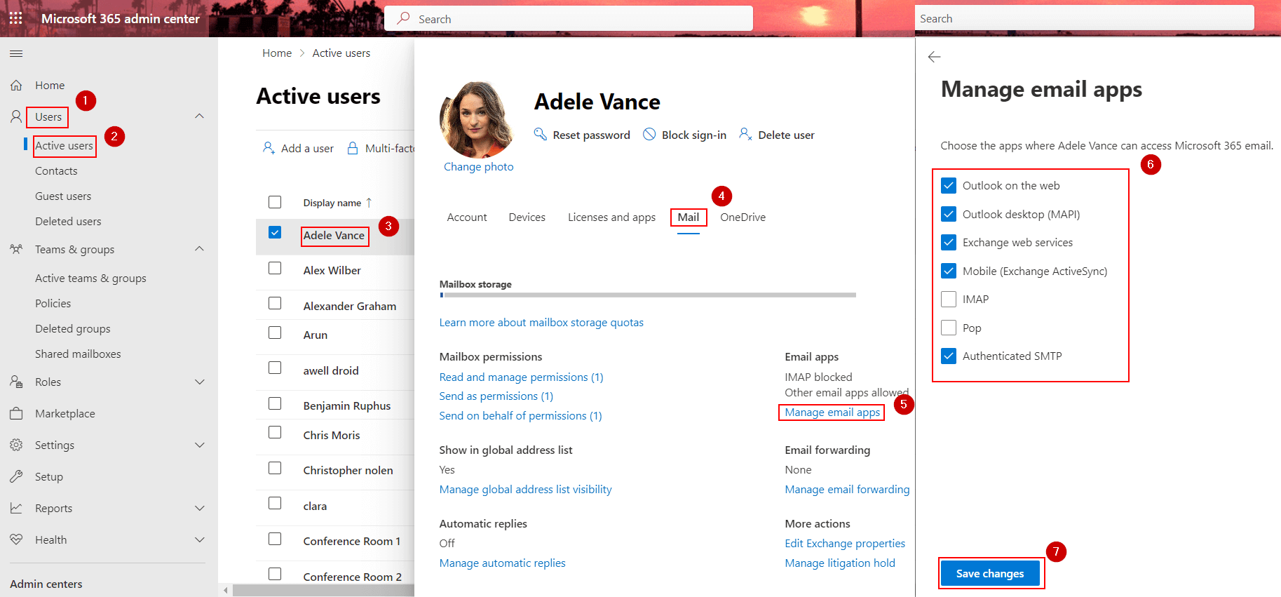 Get Email App Usage Report in Microsoft 365