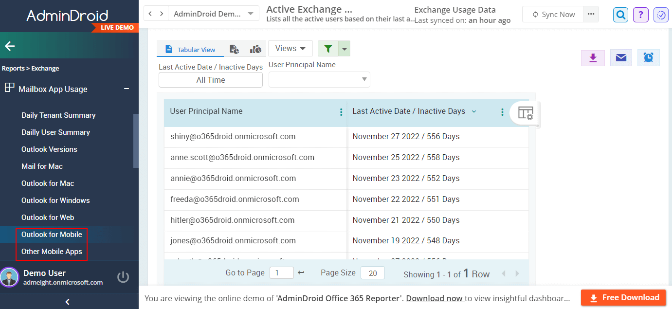 Get Email App Usage Report in Microsoft 365