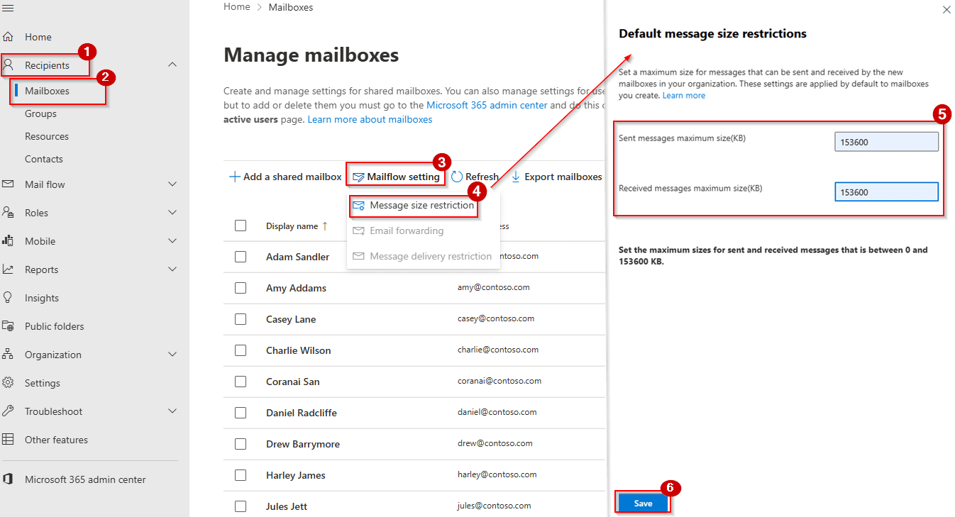 default-message-size-restriction-mailboxes