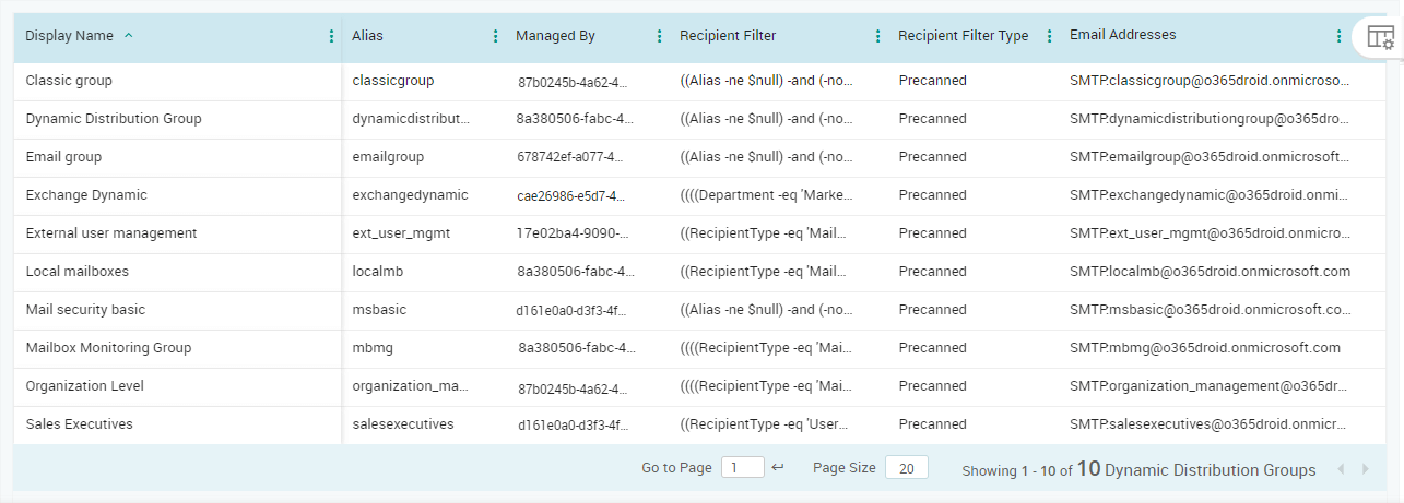 Monitor the Dynamic Distribution Groups in Exchange Online