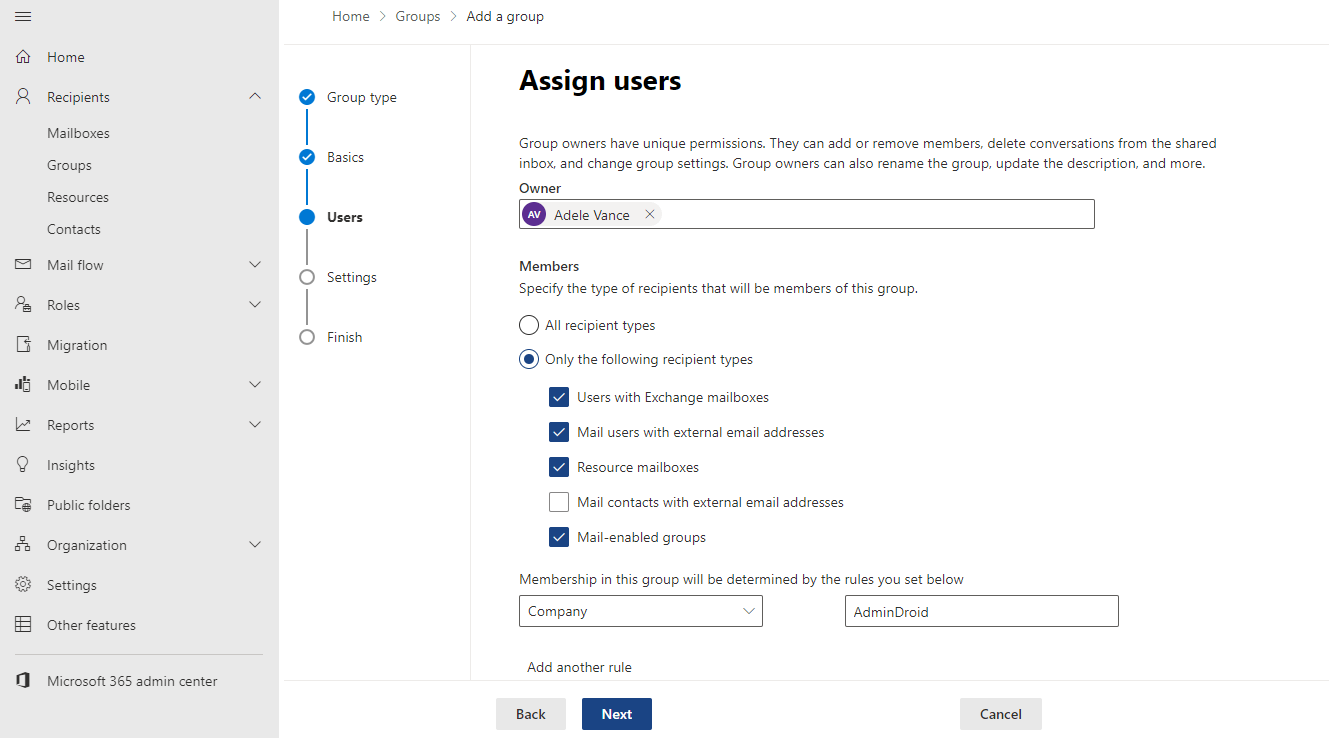 Monitor the Dynamic Distribution Groups in Exchange Online