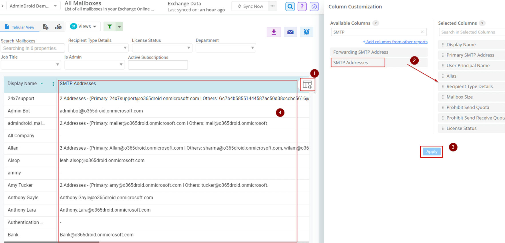 List All Email Addresses and Aliases in M365