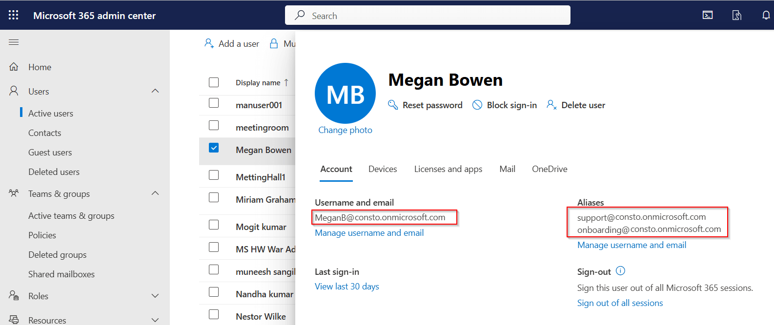 Microsoft Email Username Examples List All Email Addresses and Aliases in M365