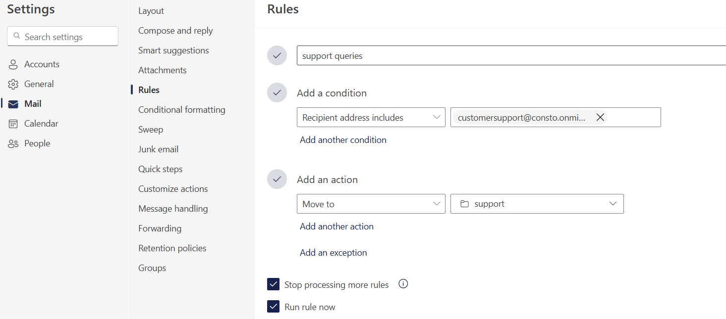 Risky Inbox Rules Example List All Email Addresses and Aliases in M365