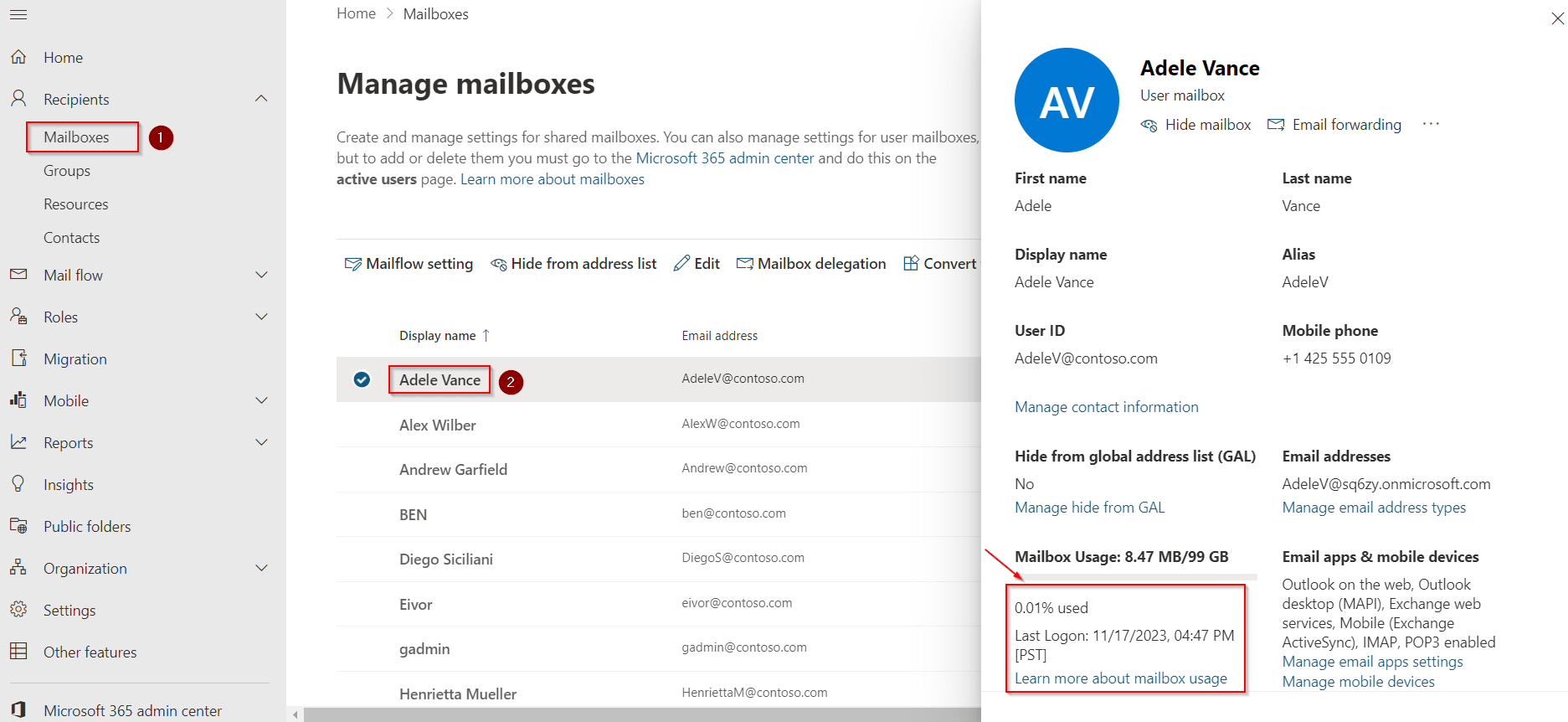 Get a List of Inactive Mailboxes in Exchange Online