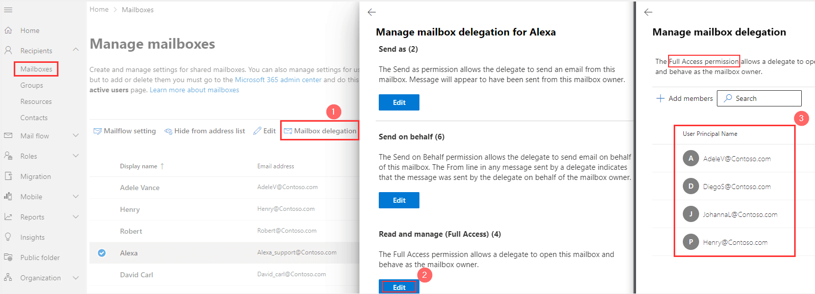 Export Exchange Online Mailbox Permissions