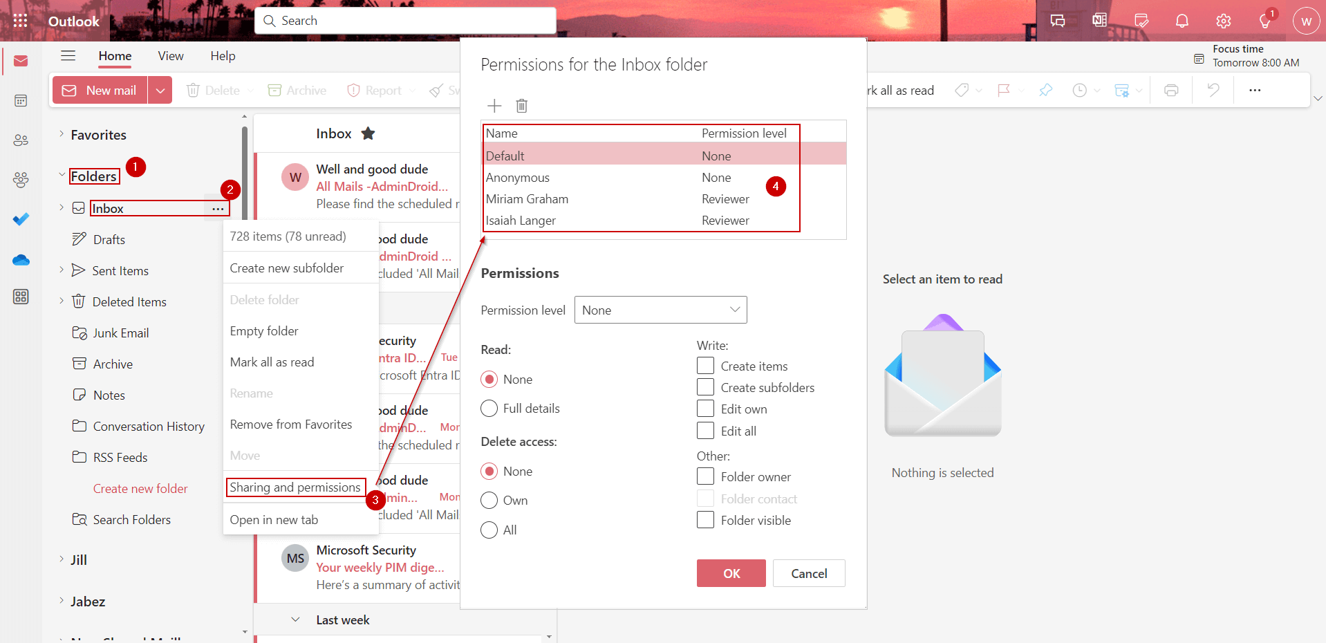 Monitor Mailbox Folder Permission Changes in Exchange Online