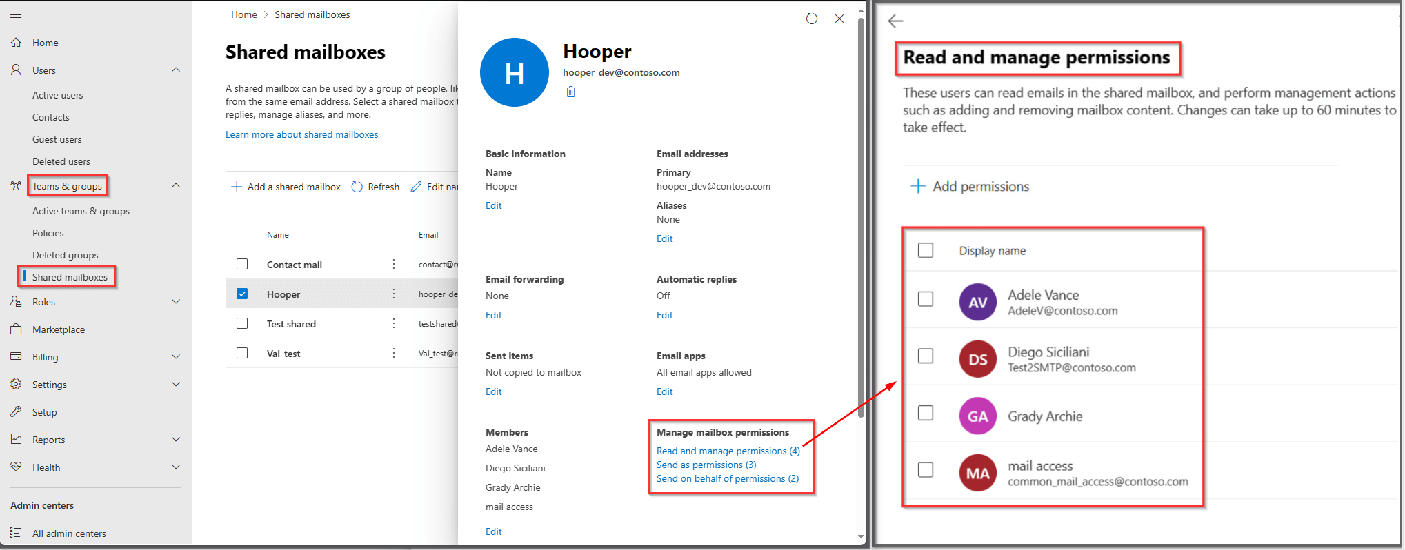 Get Shared Mailbox Permissions in Exchange Online
