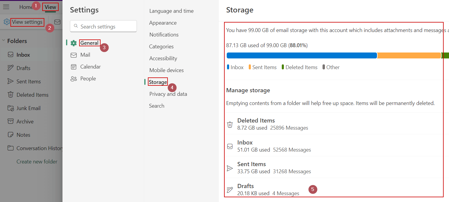 Get Shared Mailbox Size Report in Microsoft 365