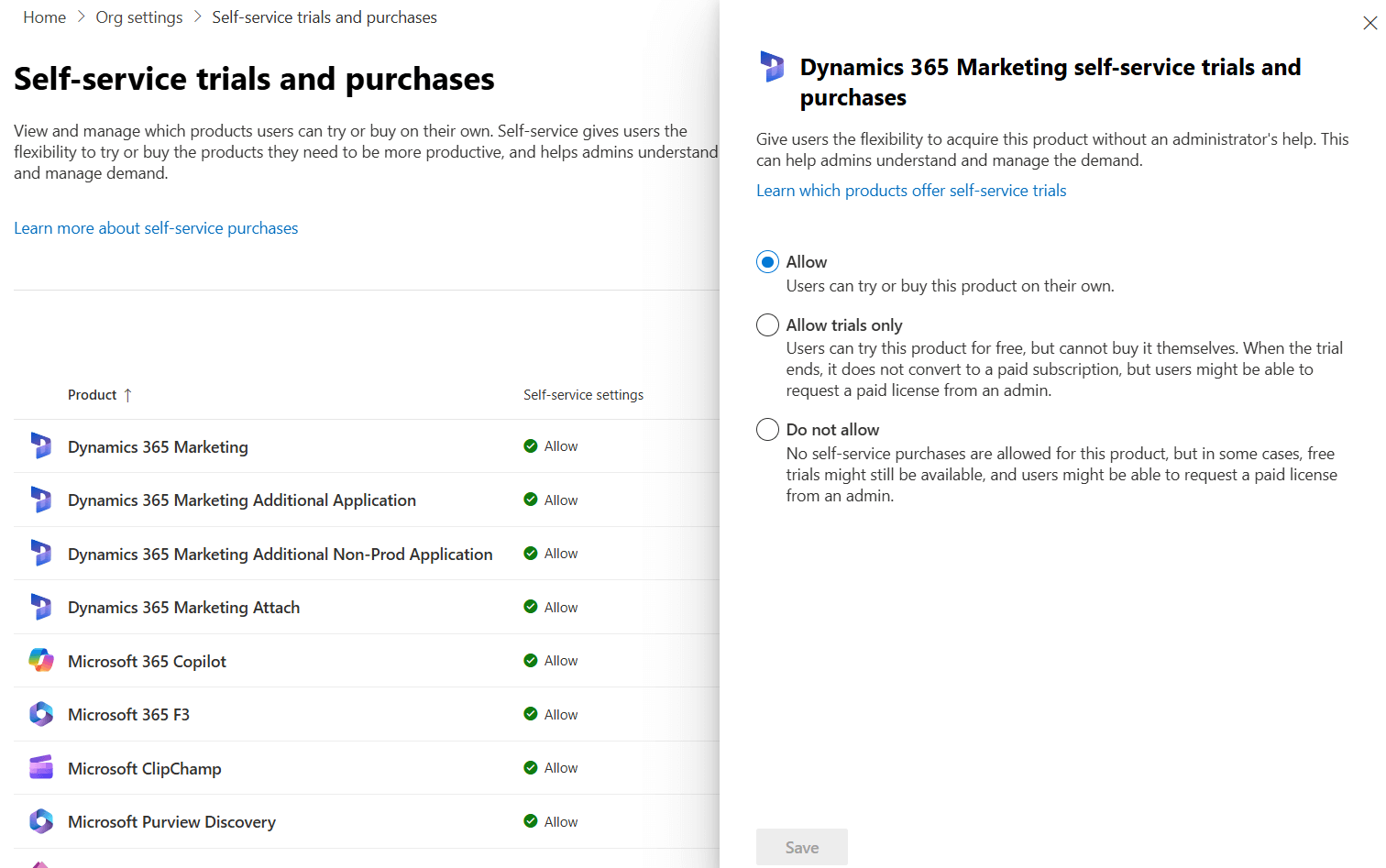 manage-self-service-purchases-via-admin-center