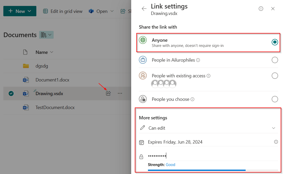 Audit Anonymous Access in Sharepoint Online
