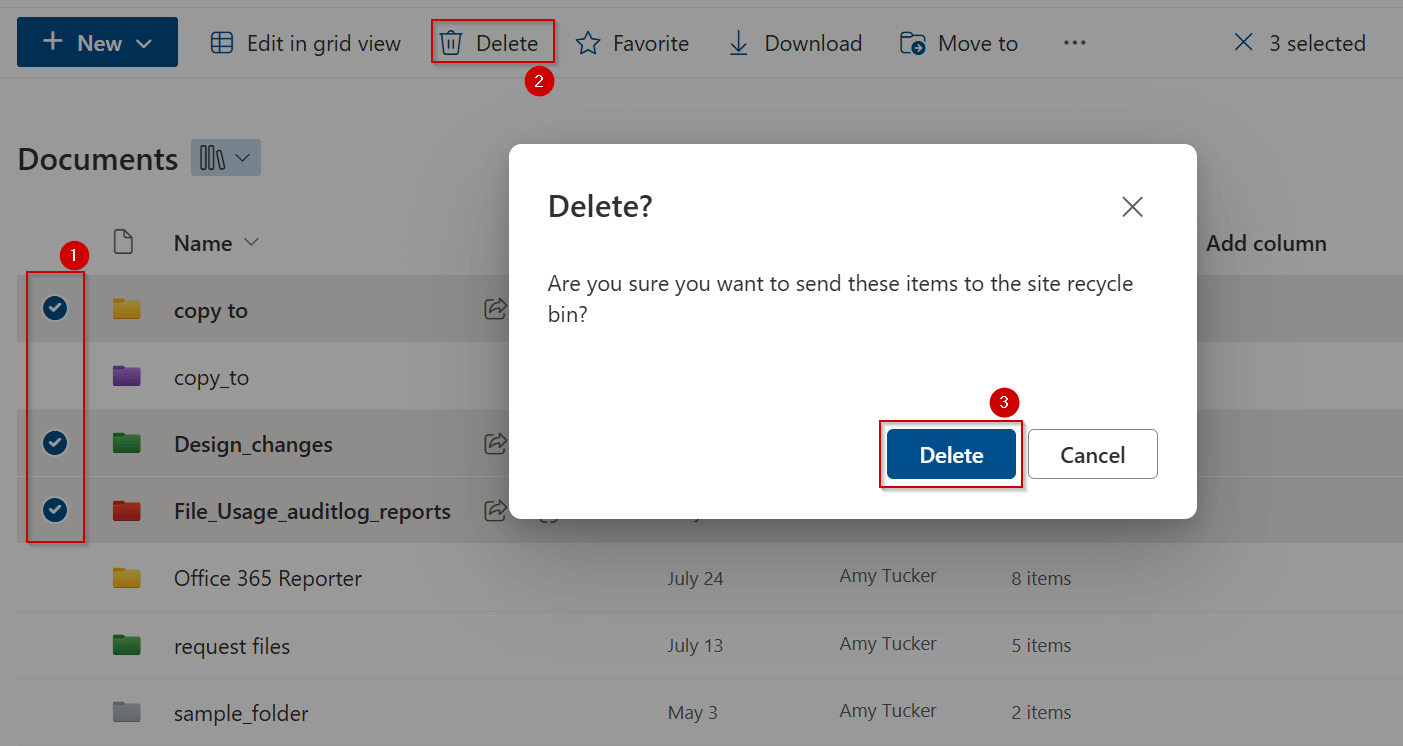 Track Folder Activity in SharePoint Online