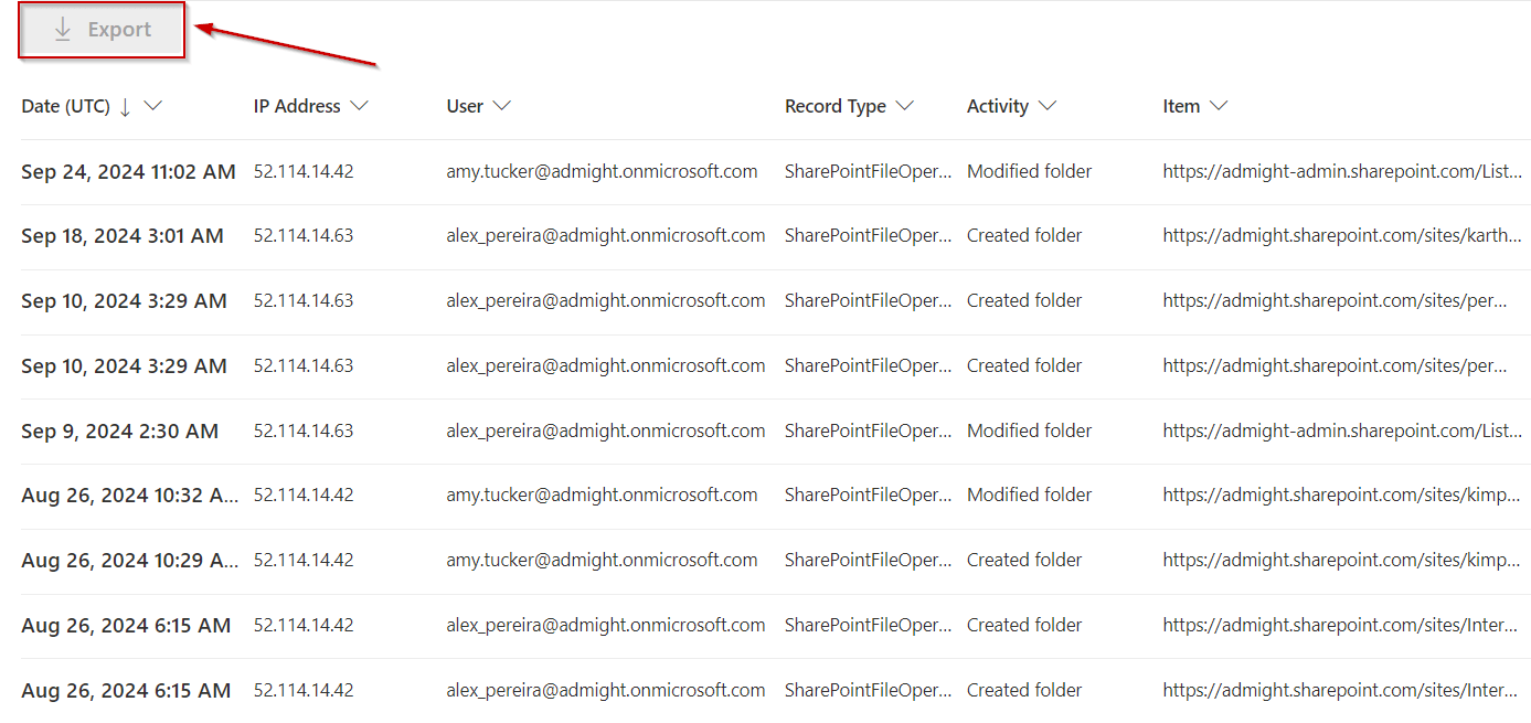 Track Folder Activity in SharePoint Online
