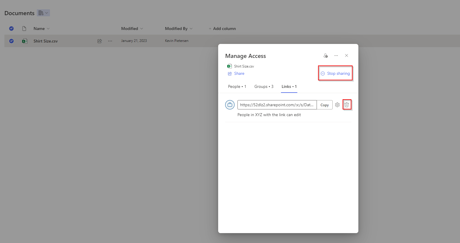 Track Sharing Settings Changes in SharePoint Online